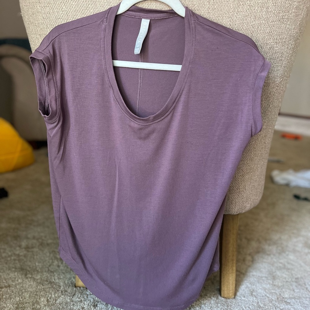 Athleta Sleeveless Scoop Neck Tank - Dusty Mauve